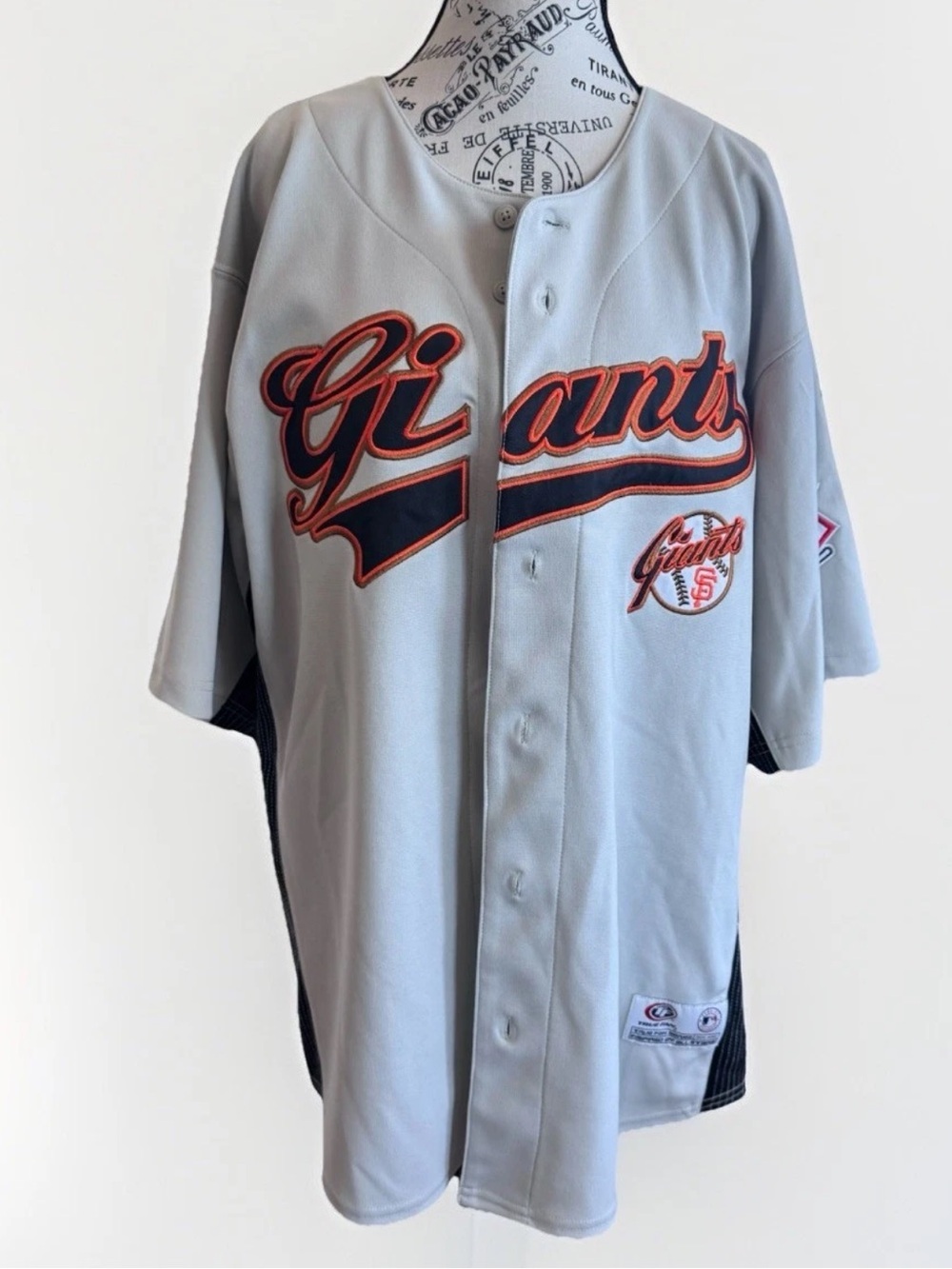 San Francisco Giants Genuine Merchandise Baseball Buttons Down Jersey Size L